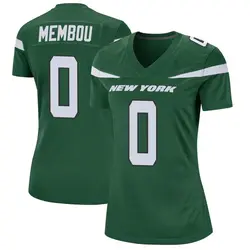 Nike Armand Membou New York Jets Women's Game Gotham Green Jersey
