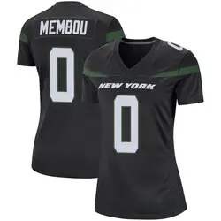 Nike Armand Membou New York Jets Women's Game Stealth Black Jersey