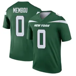 Nike Armand Membou New York Jets Youth Legend Gotham Green Player Jersey