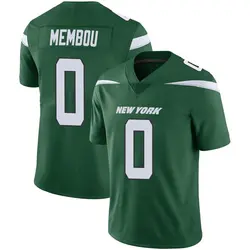Nike Armand Membou New York Jets Youth Limited Gotham Green Vapor Jersey