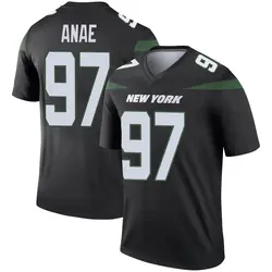 Nike Bradlee Anae New York Jets Men's Legend Stealth Black Color Rush Jersey