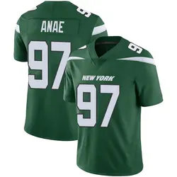 Nike Bradlee Anae New York Jets Men's Limited Gotham Green Vapor Jersey