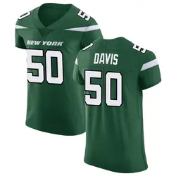 Nike Jamin Davis New York Jets Men's Elite Gotham Green Vapor Untouchable Jersey