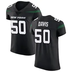 Nike Jamin Davis New York Jets Men's Elite Stealth Black Vapor Untouchable Jersey