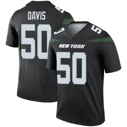 Nike Jamin Davis New York Jets Youth Legend Stealth Black Color Rush Jersey