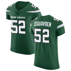 Nike Sam Eguavoen New York Jets Men's Elite Gotham Green Vapor Untouchable Jersey