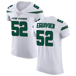 Nike Sam Eguavoen New York Jets Men's Elite Spotlight White Vapor Untouchable Jersey