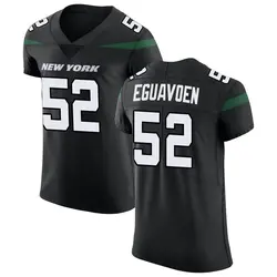 Nike Sam Eguavoen New York Jets Men's Elite Stealth Black Vapor Untouchable Jersey