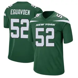 Nike Sam Eguavoen New York Jets Men's Game Gotham Green Jersey