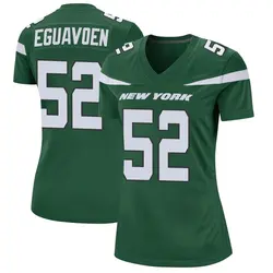 Nike Sam Eguavoen New York Jets Women's Game Gotham Green Jersey