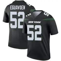 Nike Sam Eguavoen New York Jets Youth Legend Stealth Black Color Rush Jersey
