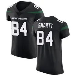 Nike Stone Smartt New York Jets Men's Elite Stealth Black Vapor Untouchable Jersey