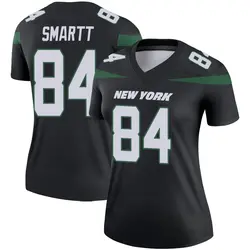 Nike Stone Smartt New York Jets Women's Legend Stealth Black Color Rush Jersey